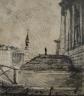 John Hoskin (1921-1990), etching, 'Saluté Steps, Venice', monogrammed and inscribed 2/20, 15 x 13cm                                                                                                                         