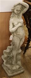 A reconstituted stone figure of Botticelli's Venus H.112cm                                                                             