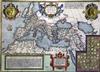 Abraham Ortelius Map of 'Romani Imperii Imago', n.d. (1570 or later), Theatrum Orbis Terrarum Latin edition, later hand coloured 14 x 1