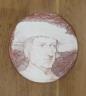 After Burne-Jones, sanguine chalk, Head study, bears initials, tondo, 25cm                                                                                                                                                  