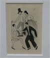 Eric Gill, copper plate engraving, Clothes; For Dignity and Adornment, from The Cleverdon Edition 1929 13.5 x 9.9cm                    