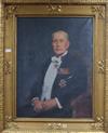 Thomas Eyre Macklin (1867-1943), oil on canvas, portrait of a knighted gentleman, signed and dated 1931, 97 x 73cm                     