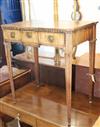 A late 18th century Dutch mahogany side table W.70cm                                                                                   