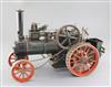 A scratchbuilt working model of a traction engine, E J W 973, 17.5in.                                                                  