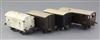 A North Eastern no. 711, Refrigerator white long box van, 2 or 3 rail, no. 61408, in black,                                            