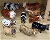 Six Beswick bulls and four other bulls                                                                                                 