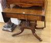 A George IV mahogany sofa table W.76cm                                                                                                 