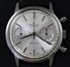 A gentlemans 1960's stainless steel Breitling Top Time manual wind wrist watch,                                                        