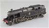 A Bassett-Lowke O gauge 2-6-4 LMS Class 4 tank locomotive, number 42608, black livery, overall 33cm                                    