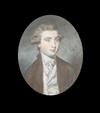 Attributed to Daniel Gardner (1750-1805) Portrait of a young man, inscribed verso 'Earl of Essex' 10 x 8.25in.                         