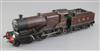 A Bassett-Lowke compound LMS O gauge 4-4-0 locomotive, number 1031, maroon livery, overall 38cm                                        