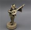 A white metal pierrot height 23.5cm                                                                                                    