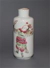 A Chinese famille rose cylindrical snuff bottle H.7.5cm                                                                                