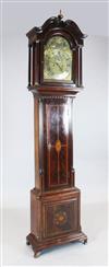 An 18th century and later mahogany longcase clock, Carter of Uxbridge, 7ft 8.5in.                                                      