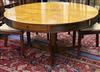 A Robert Heritage for Archie Shine Ltd, rosewood drum table W.142.5cm CITES certificate No. 578638/02                                  