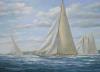 Brian Mays, oil on canvas, Shamrock V, signed and inscribed verso, 74 x 100cm.                                                                                                                                              