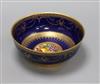 George Jones for Crescent China. A powder blue bowl, diameter 22cm                                                                     