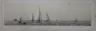 Rowland Langmaid (1897-1956), drypoint etching, Yacht racing in the Solent, signed in pencil, 8.5 x 32cm                                                                                                                    