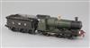 A Class 22 tender locomotive 0-6-0 GWR, green livery, number 2258, 3 rail, overall 39cm, boxed                                         