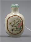 A Chinese porcelain scent bottle                                                                                                       