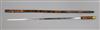 A Victorian hardwood sword stick, 36in.                                                                                                