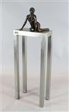 § Bruce Denny (1967-) 'Being' 11in., on the original steel stand, overall height 51in.                                                 