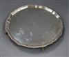 A George V silver salver, by Goldsmiths & Silversmiths Co Ltd, London, 1911, 26.5 oz.                                                  