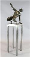 § Bruce Denny (1967-) 'Dropping Out' 24in., on the original steel stand, overall height 64in.                                          