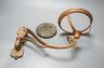 A bronze Benson style wall sconce, 33cm                                                                                                                                                                                     