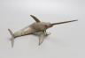 A 20th century Spanish articulated model of a swordfish, with red glass eyes, approx. 26.5cm, gross weight 118 grams.                                                                                                       