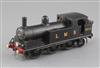 A Leeds Model Company LMS 'O' gauge 0-6-2 locomotive, number 8412, black livery, 23cm                                                  