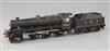 A scratch built O gauge LMS "Black 5" 4-6-0 tender locomotive, number 5706, black livery, 3 rail, overall 45cm                         