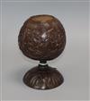 A 19th century coconut cup                                                                                                             