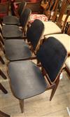 A set of four 1960's teak dining chairs                                                                                                