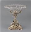 A Victorian silver plated centrepiece, retailed by Collis & Co, London,                                                                