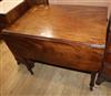 An early 19th century mahogany Pembroke table W.82cm                                                                                   