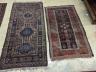 Two Caucasian geometric polychrome rugs, largest 190 x 96cm                                                                                                                                                                 