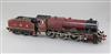 A Bassett-Lowke 4-6-0 LMS Vesta tender locomotive, number 6137, crimson lake livery, 3 rail, overall 46cm                              