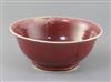 A Chinese Langyao bowl, 18th century, d. 25.5cm, minor firing faults                                                                   