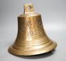 A bronze ship's bell, ‘Lune Deep 1936’, 25cm, MV `Lune Deep' O.N. 164624, was a 190ft self-propelled hopper barge built in 1936.                                                                                            