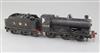 A Leeds Model Co 0-6-0 LMS tender locomotive, number 3806, black livery, 3 rail, overall 39cm                                          