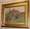 H.J. Bateman, watercolour, 'Best Remembrance of Untidy Garden, Chiddingly 1905' signed, 14.5 x 20.5in.                                 