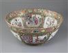 A Chinese famille rose bowl, 19th century, 37cm                                                                                        