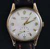 A gentleman's 1960's? 9ct gold Rolex Precision manual wind wrist watch,                                                                