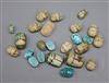 A collection of scarabs                                                                                                                