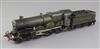 A scratch built O gauge GWR 4-6-0 "Pendennis Castle" locomotive and tender, number 4079, 46cm                                          