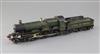 A scratch built GWR "The Somerset Light Infantry" 4-6-0 tender locomotive, number 4016, green livery, 2 rail, overall 46cm             