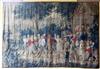 An early 18th century Flemish 'Teniers' tapestry, from the workshop of Guillaume Werniers, H.8ft 10in. x W.13ft, extensive minor repair