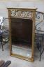 A Regency style rectangular gilt framed wall mirror, width 68cm, height 111cm                                                                                                                                               