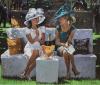 Sherree Valentine Daines, embellished canvas on board, 'Champagne Rendezvous', 76/195, with COA, 54 x 65cm                                                                                                                  